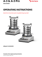 Operating manual Sieve Shakers ANALYSETTE 3
