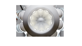 Dividing head made of POM plastic