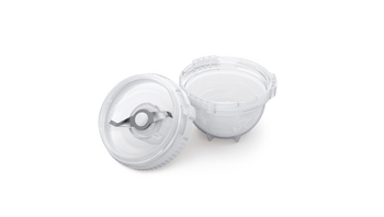 set of single-use grinding vessels 40 ml volume made of plastic PP  (set = 10 pieces)